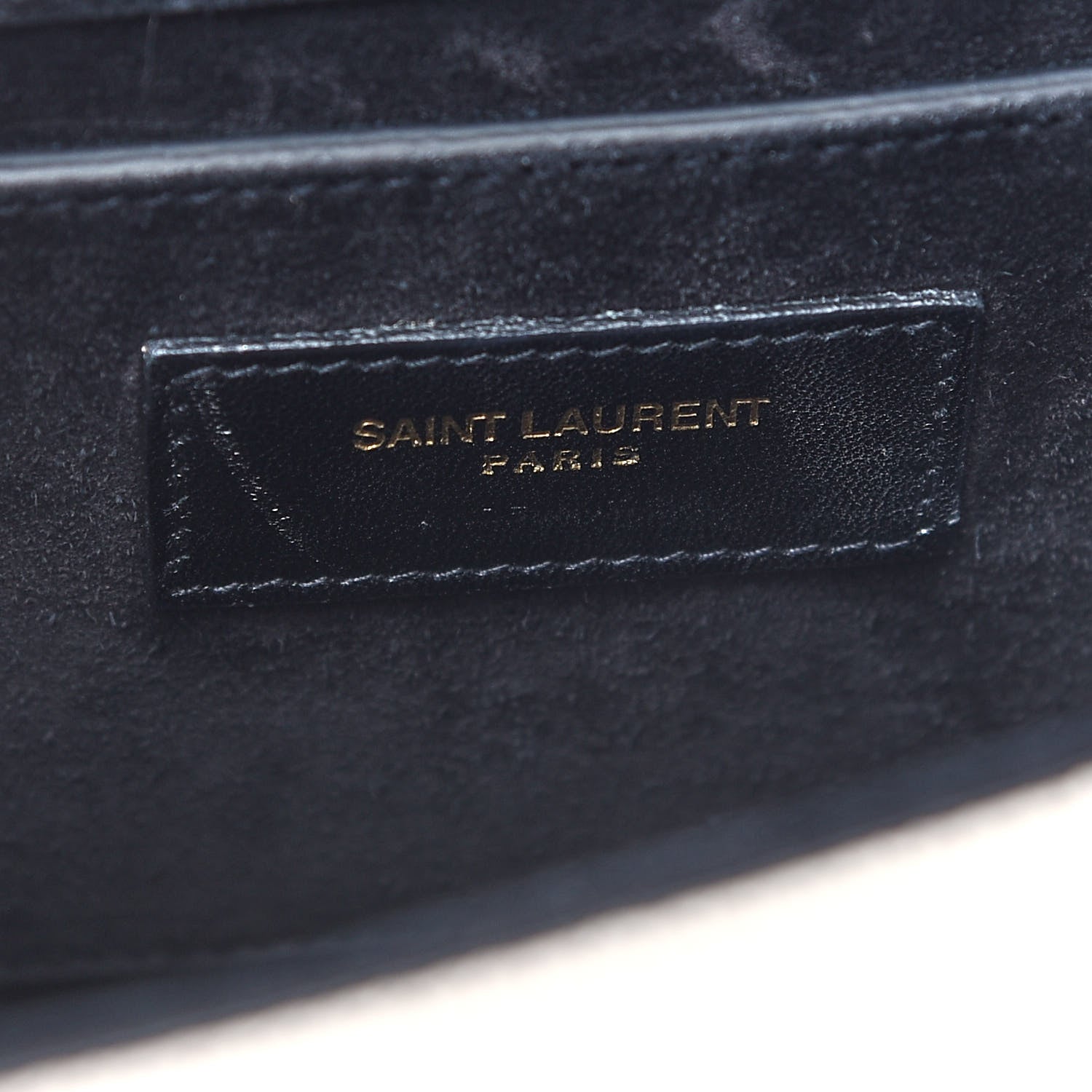 Saint Laurent Metallic Calfskin Small Classic Monogram Kate Satchel Pale Gold 6 of 8