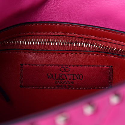 Valentino Garavani Nappa Medium Rockstud Spike Shoulder Bag Pink Orchid 8 of 9