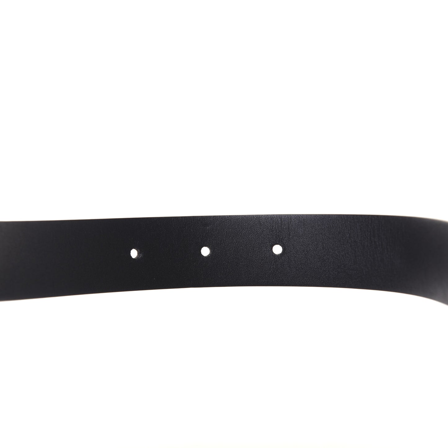 Calfskin Paris Button CC Belt 75 30 Black