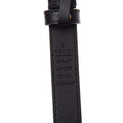 Gucci Calfskin Double G 20mm Belt 70 28 Black 6 of 6