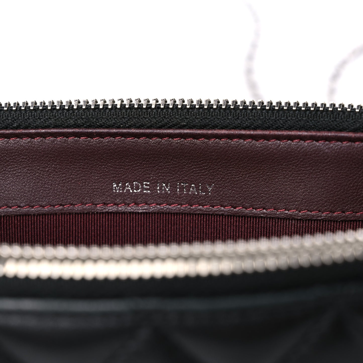 Lambskin Quilted Small Clutch With Chain Black