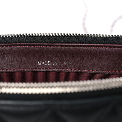 Chanel Lambskin Quilted Small Clutch With Chain Black 9 of 14