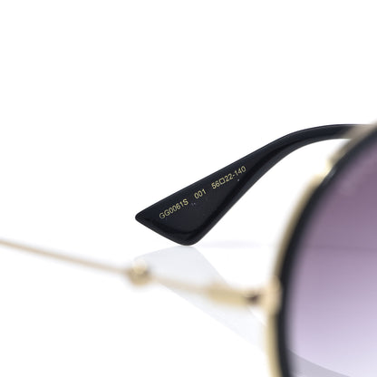 Gucci Round Frame Sunglasses GG0061S Black 5 of 9