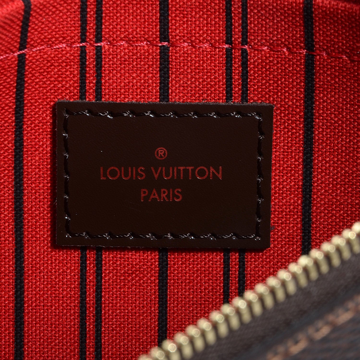 Louis Vuitton Damier Ebene Neverfull MM GM Pochette 6 of 8