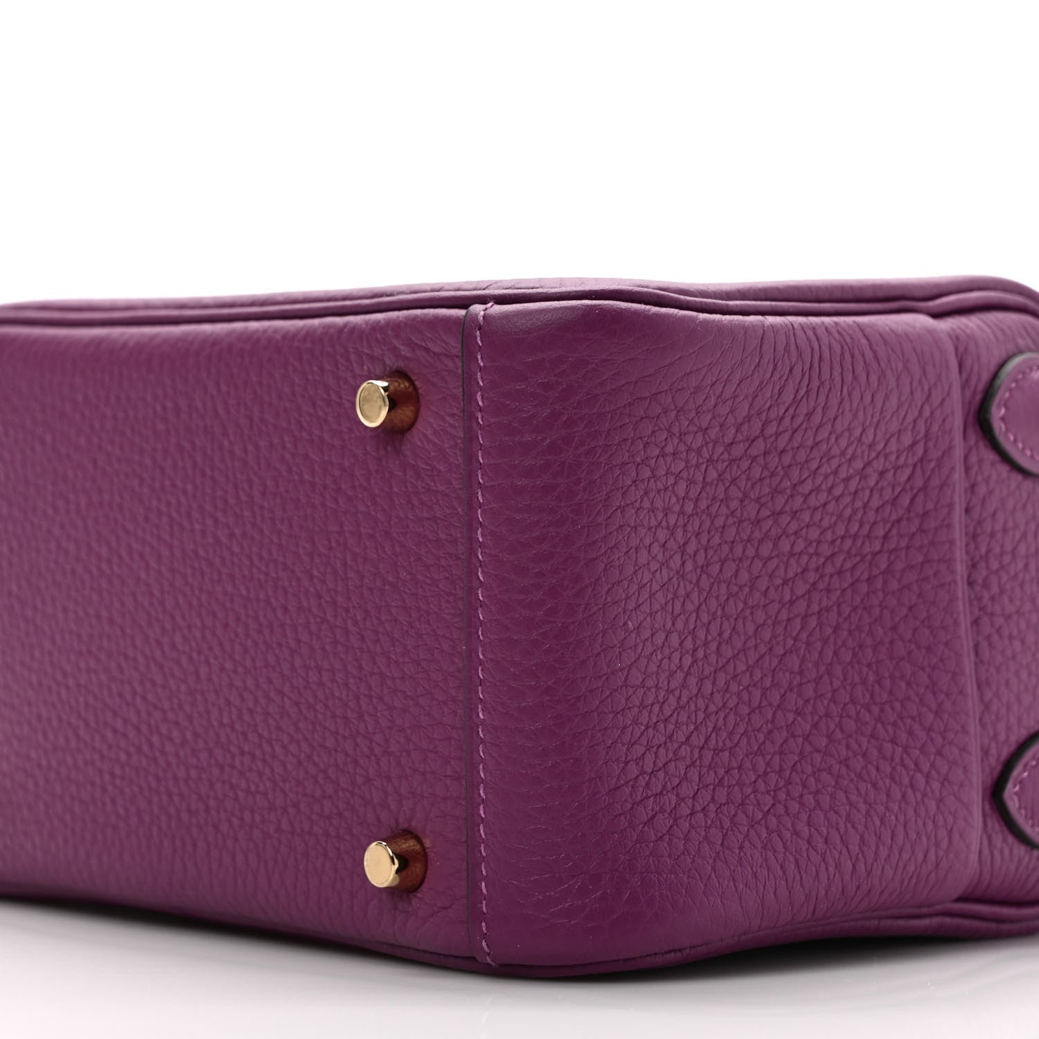 Hermes Taurillon Clemence Mini Lindy 20 Anemone 8 of 8