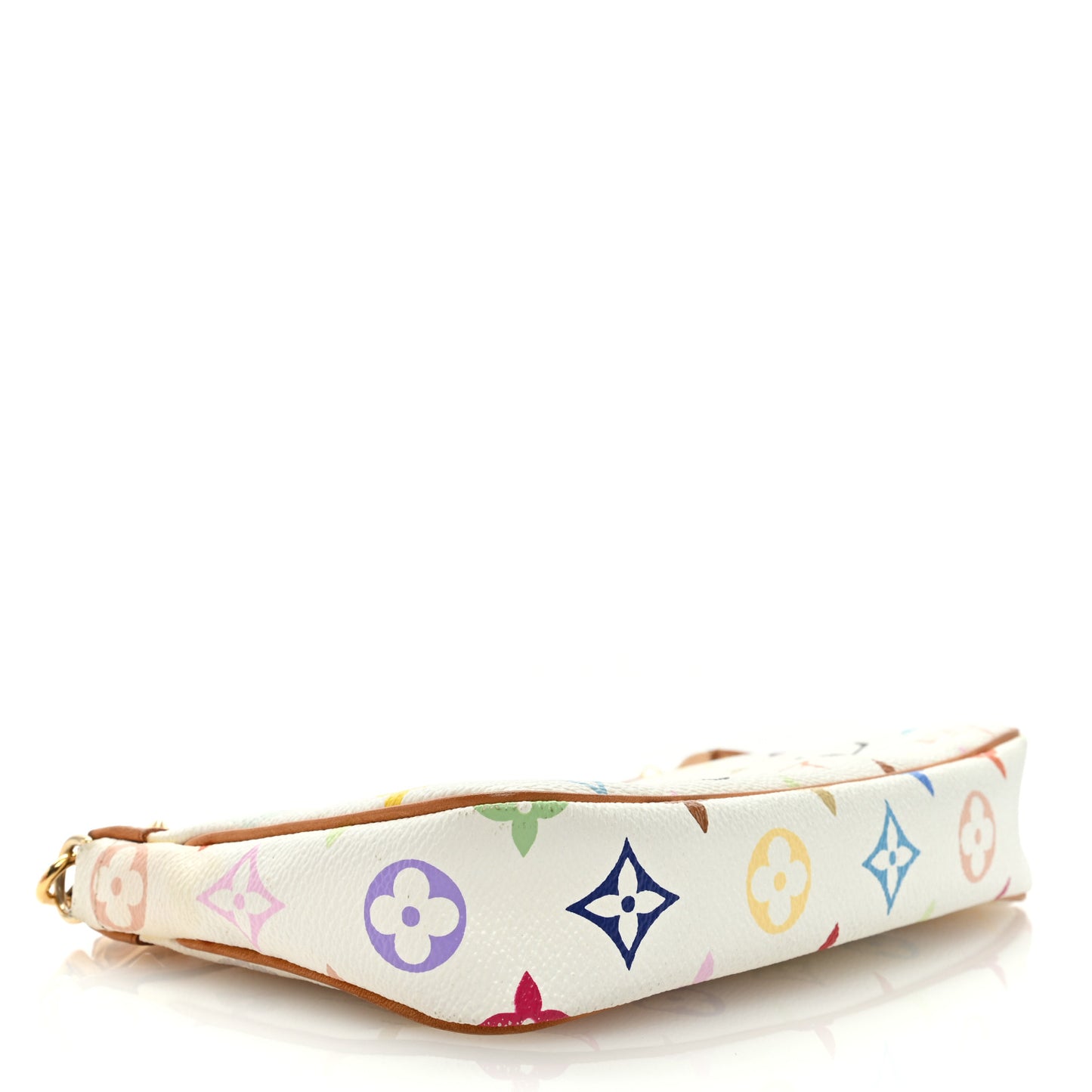 Monogram Multicolor Pochette Accessories White