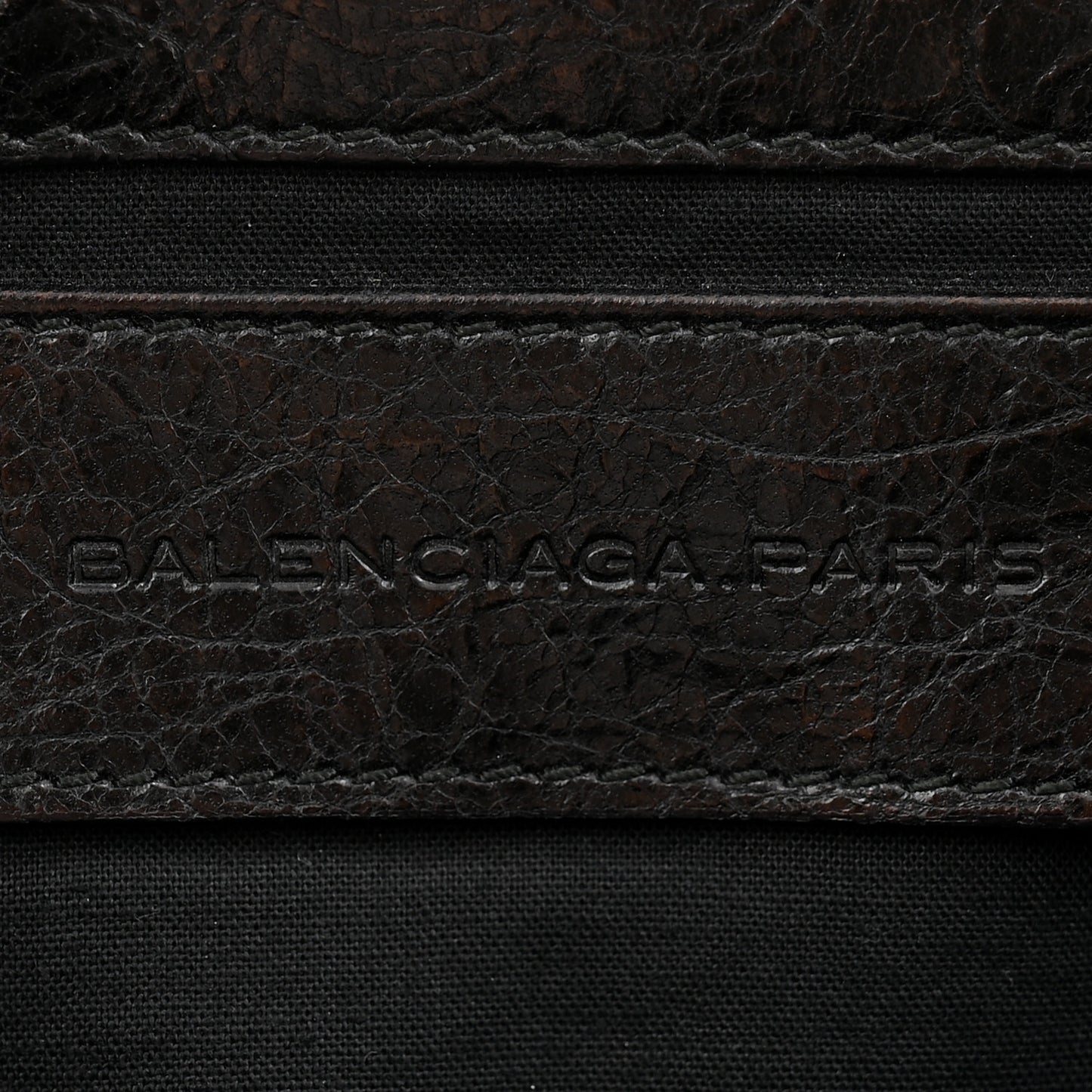 Agneau Classic Hardware Envelope Clutch Black