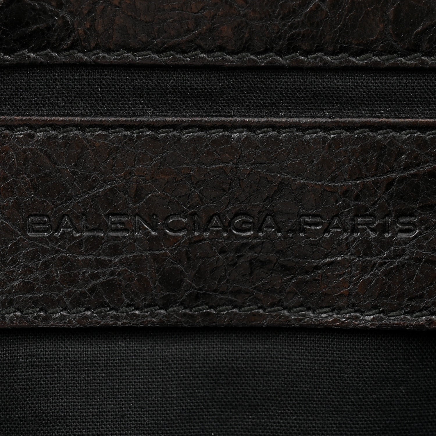 Balenciaga Agneau Classic Hardware Envelope Clutch Black 8 of 10