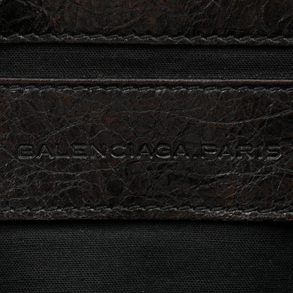 Balenciaga Agneau Classic Hardware Envelope Clutch Black 8 of 10
