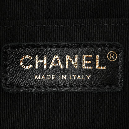 Chanel Lambskin Quilted Small Duma Drawstring Backpack Black 6 of 10