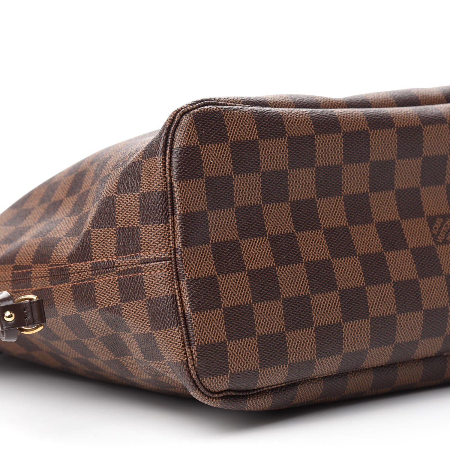 Louis Vuitton Damier Ebene Neo Neverfull MM Rose Ballerine 6 of 11
