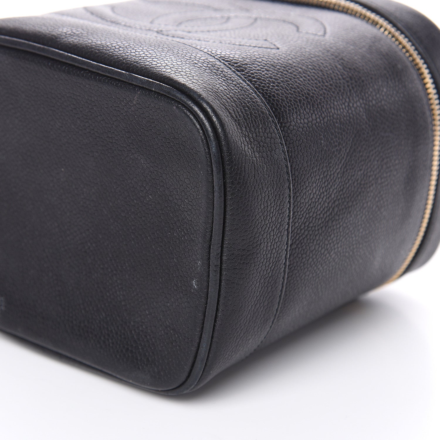 Chanel Caviar Cosmetic Vanity Bag Black 9 of 13