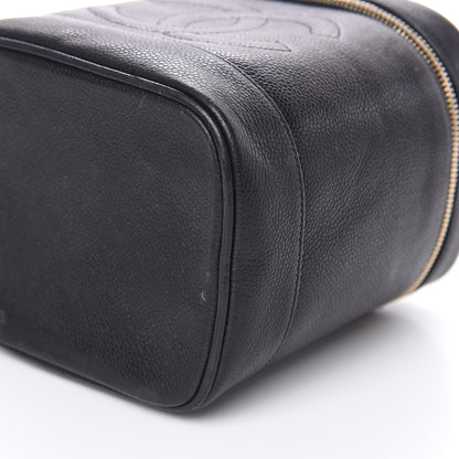 Chanel Caviar Cosmetic Vanity Bag Black 9 of 13