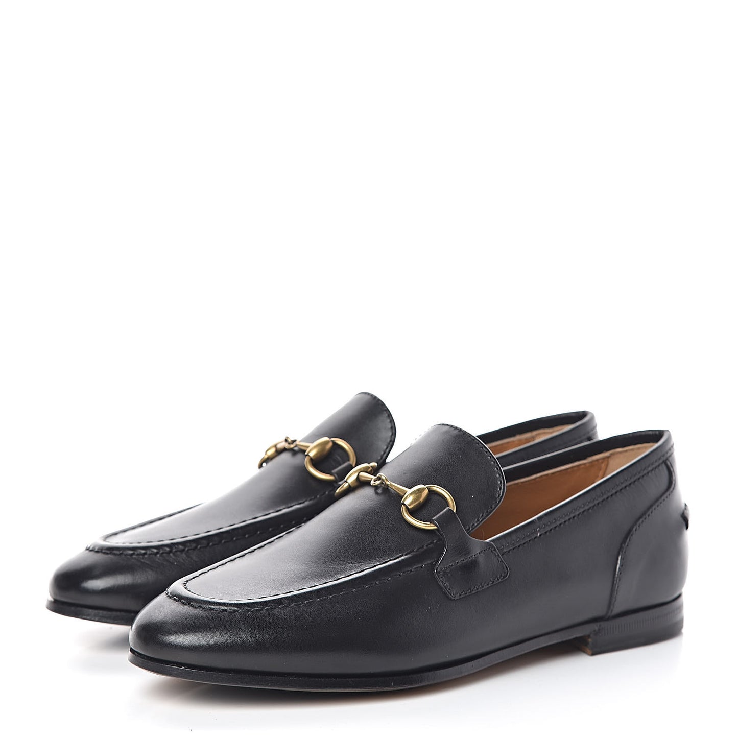 Calfskin Womens Jordaan Loafers 34 Black