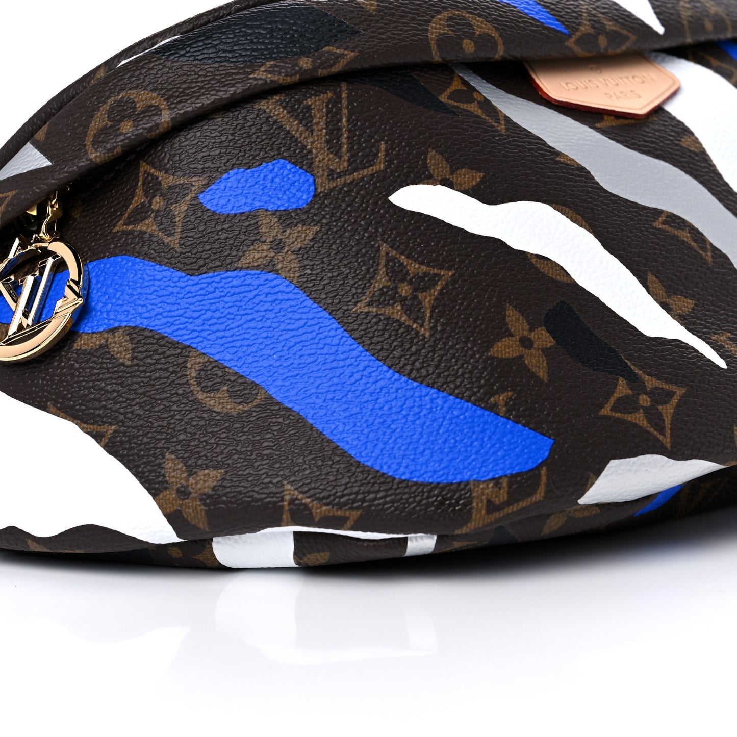 X LOL Monogram Bumbag Blue Silver
