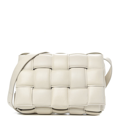 Bottega Veneta Nappa Maxi Intreccio Padded Cassette Crossbody Bag Chalk 1 of 8