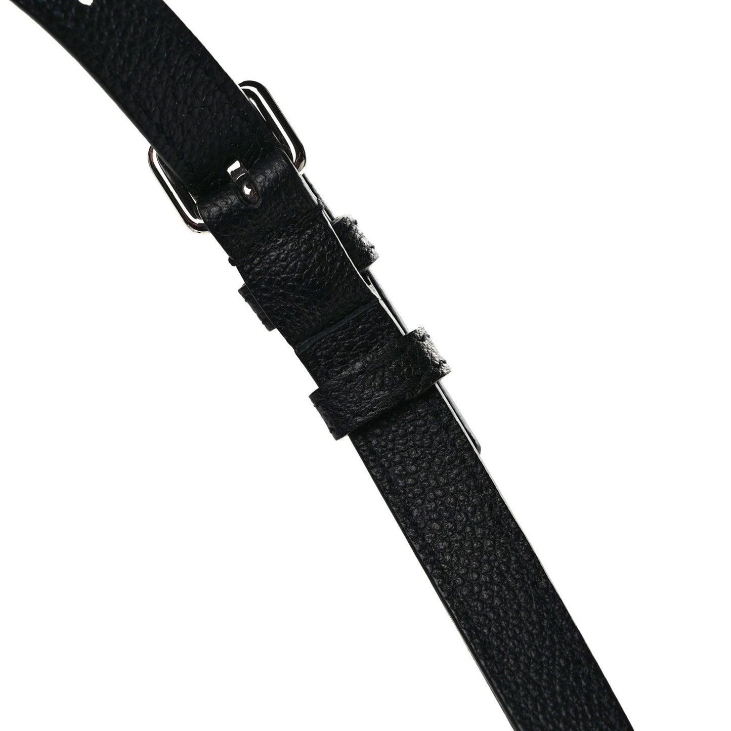 Grained Calfskin Baby Sac De Jour Black