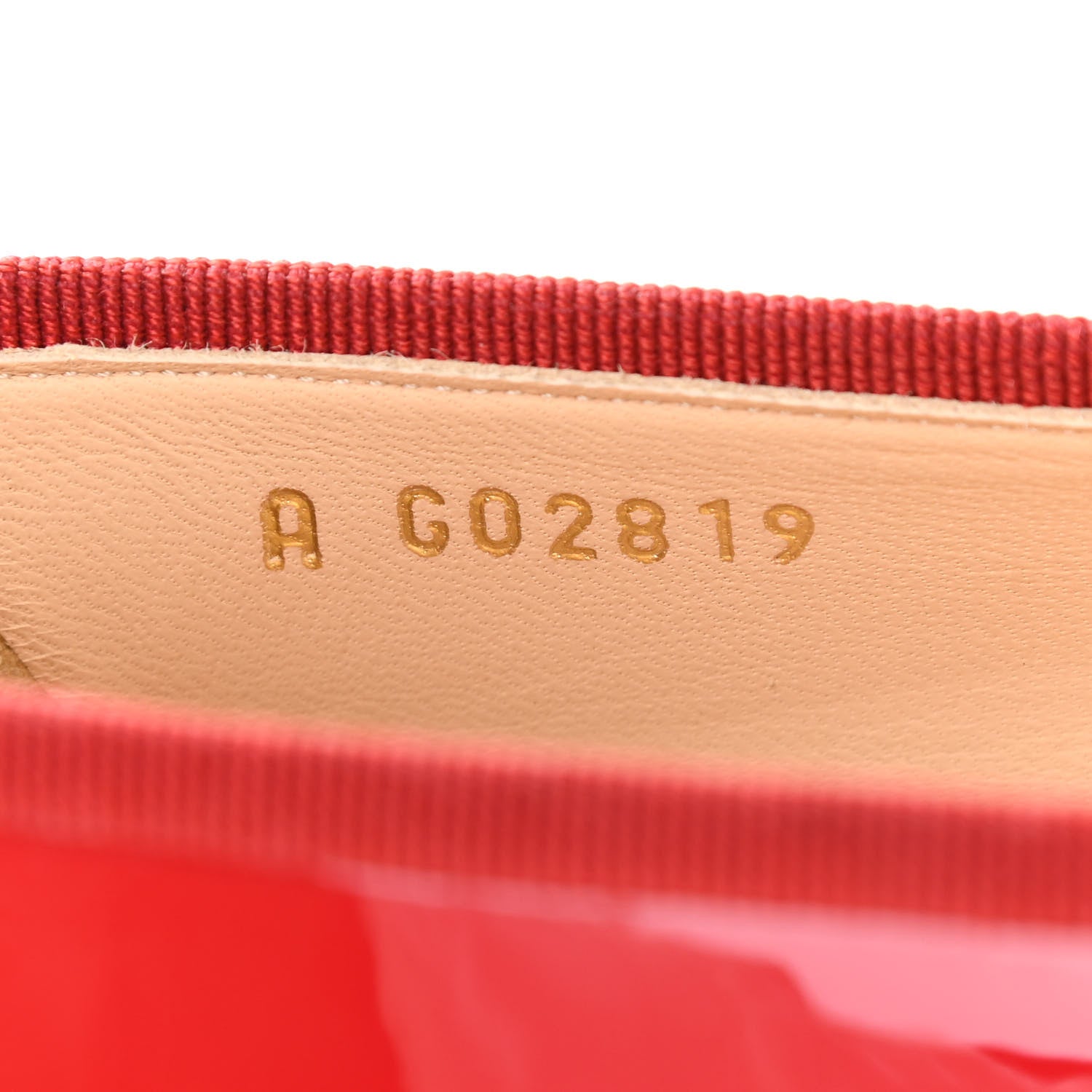 Chanel Patent Calfskin CC Cap Toe Ballerina Flats 38.5 Red 8 of 8