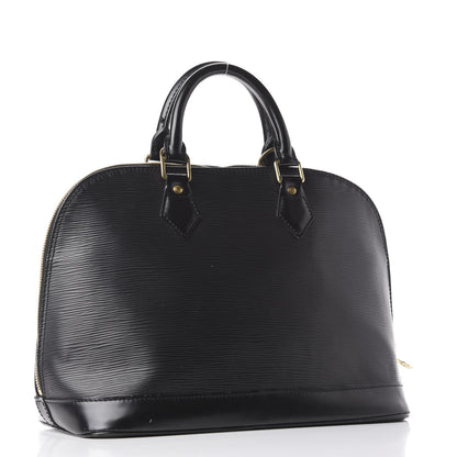 Louis Vuitton Epi Alma PM Black 2 of 9