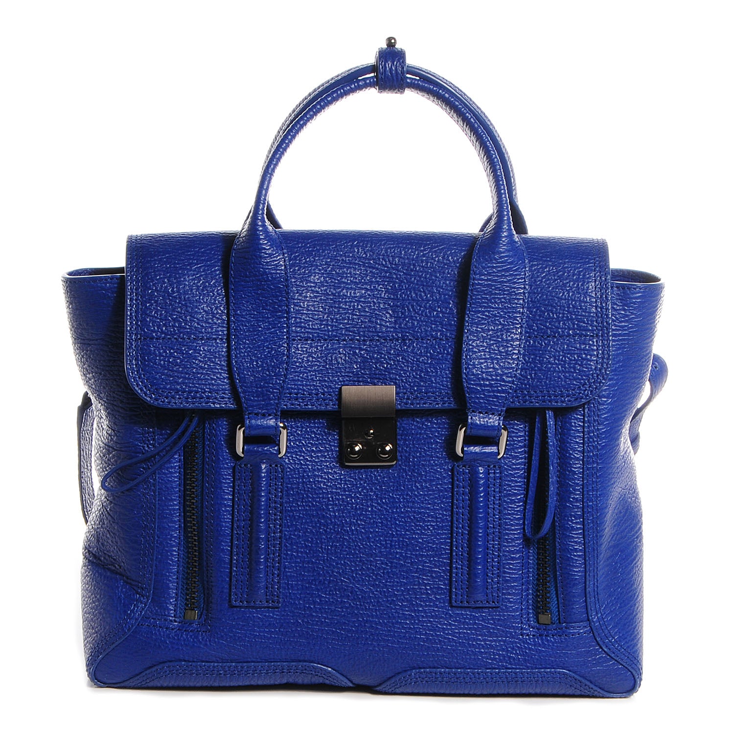 3.1 Phillip Lim 3.1 Medium Pashli Satchel Cobalt Blue 1 of 14