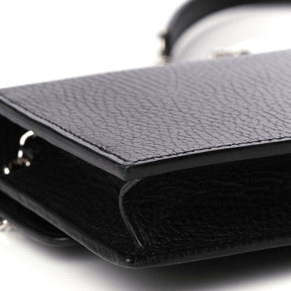 Gucci Dollar Calfskin Interlocking G Chain Wallet Black 11 of 19