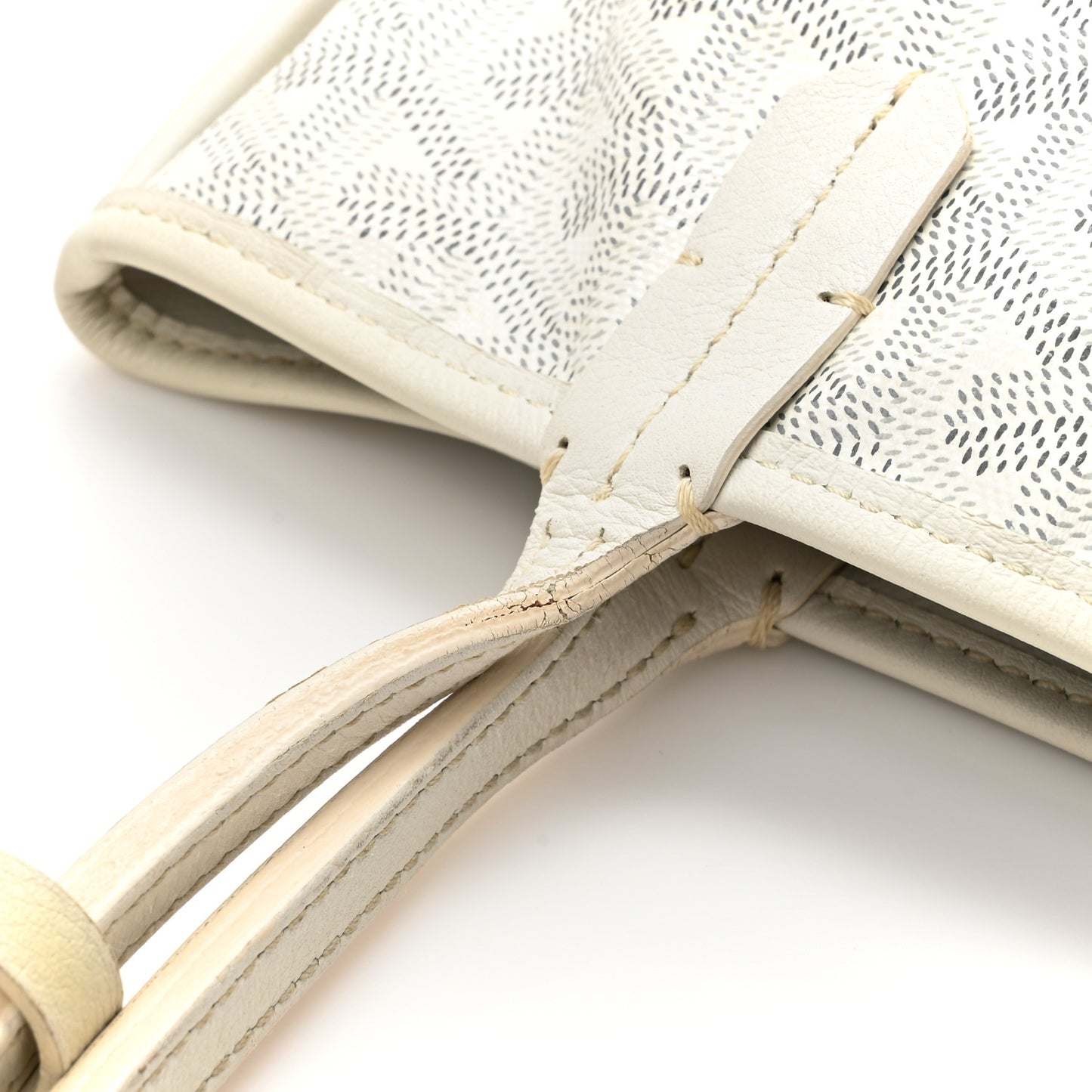 Goyardine Reversible Mini Anjou White