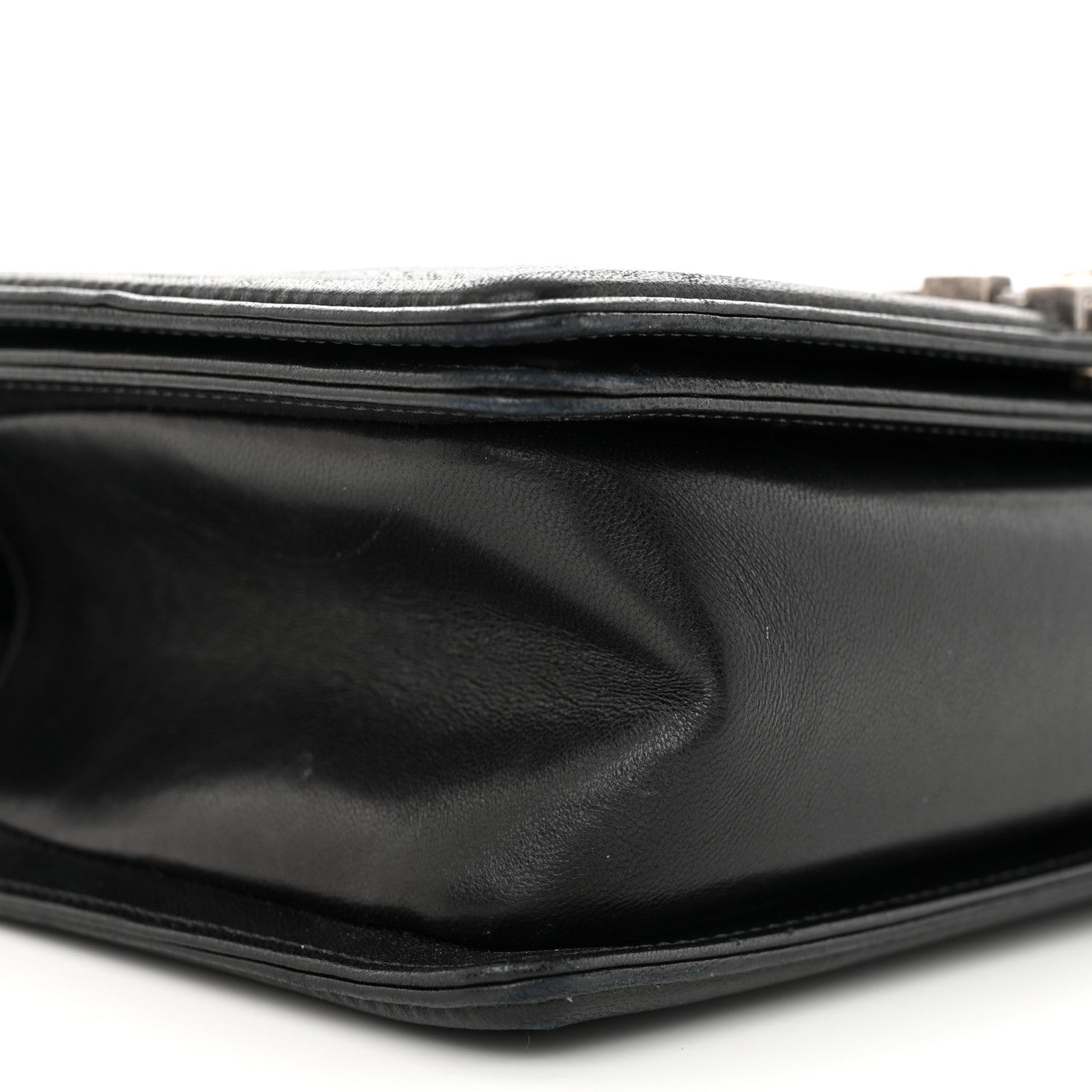 Chanel Lambskin Quilted Medium Boy Flap Black 9 of 11