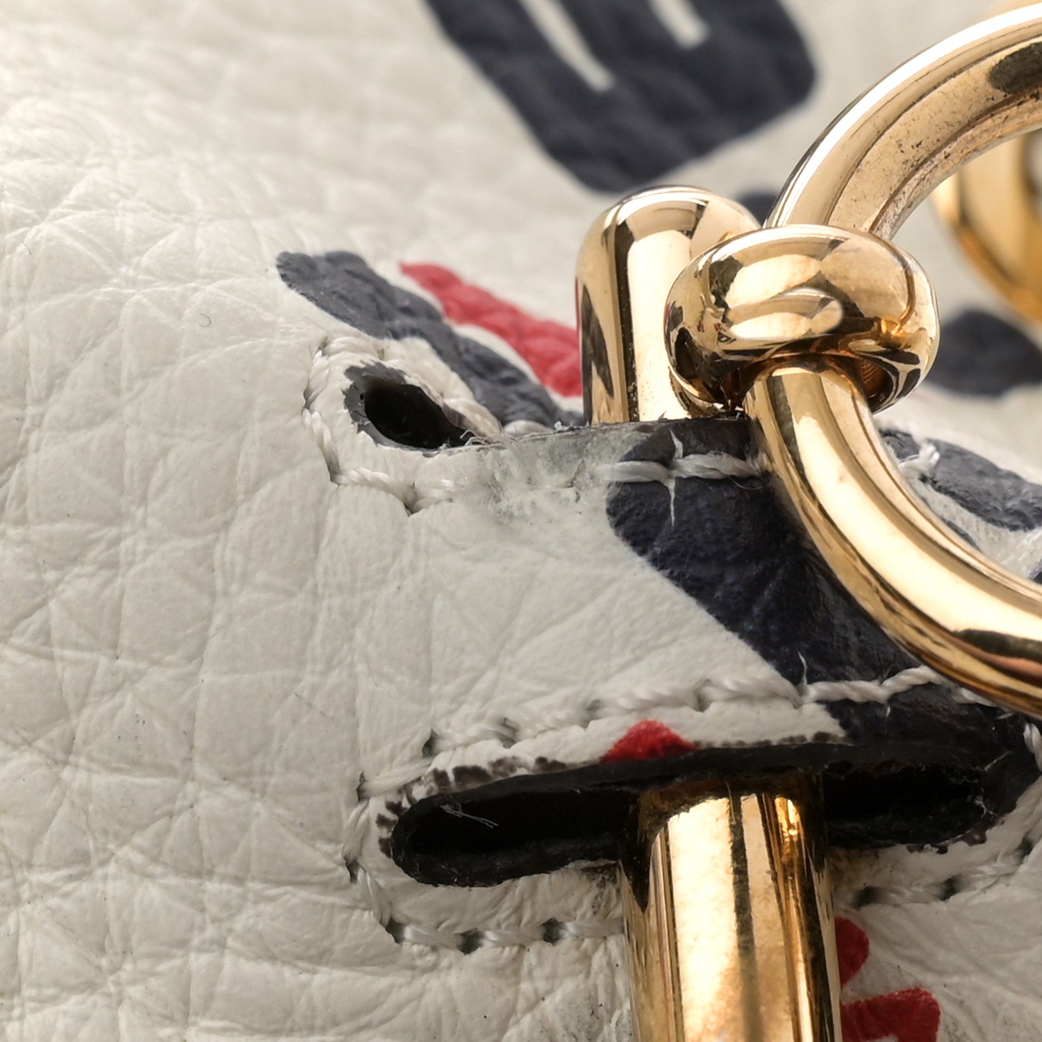 Fendi X FILA Vitello F is Fendi Mania Mini Mon Tresor Bucket Bag White 11 of 11