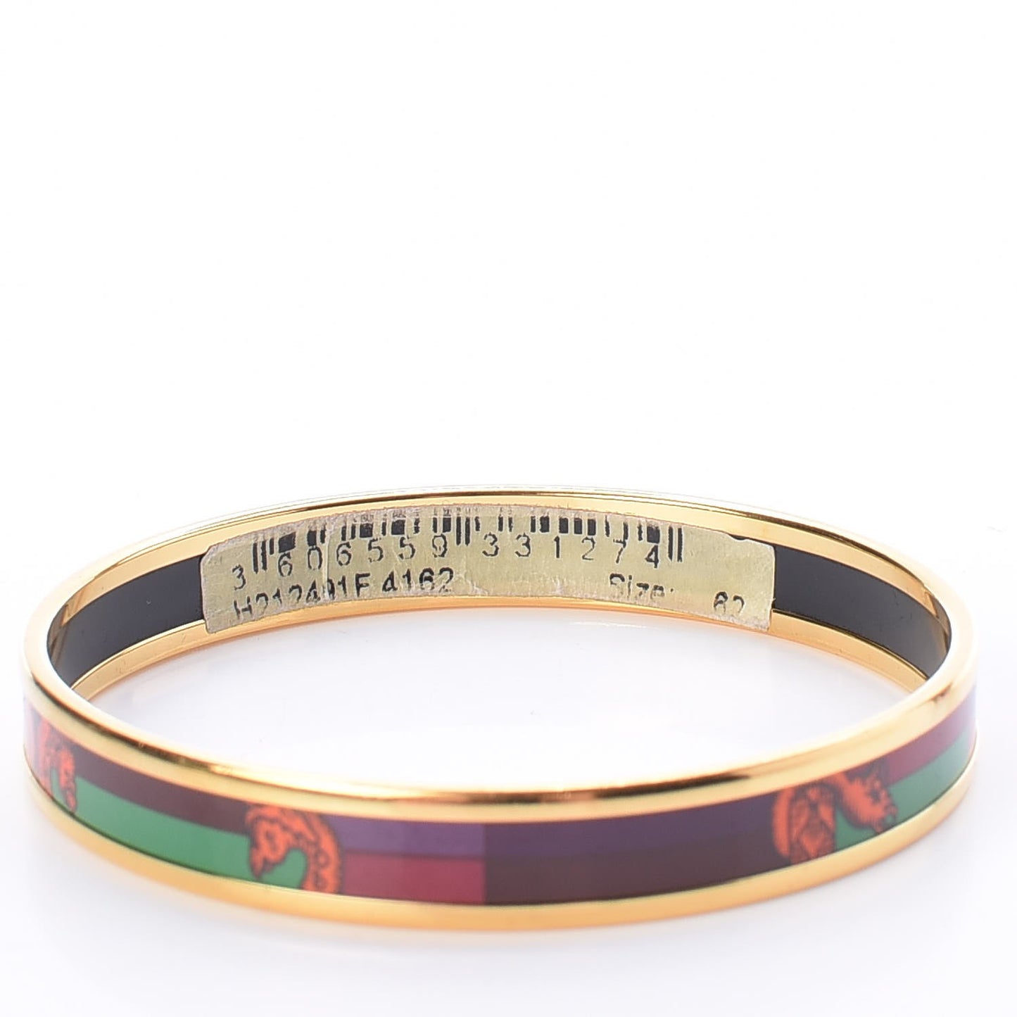 Printed Enamel Della Cavalleria Narrow Bracelet 62