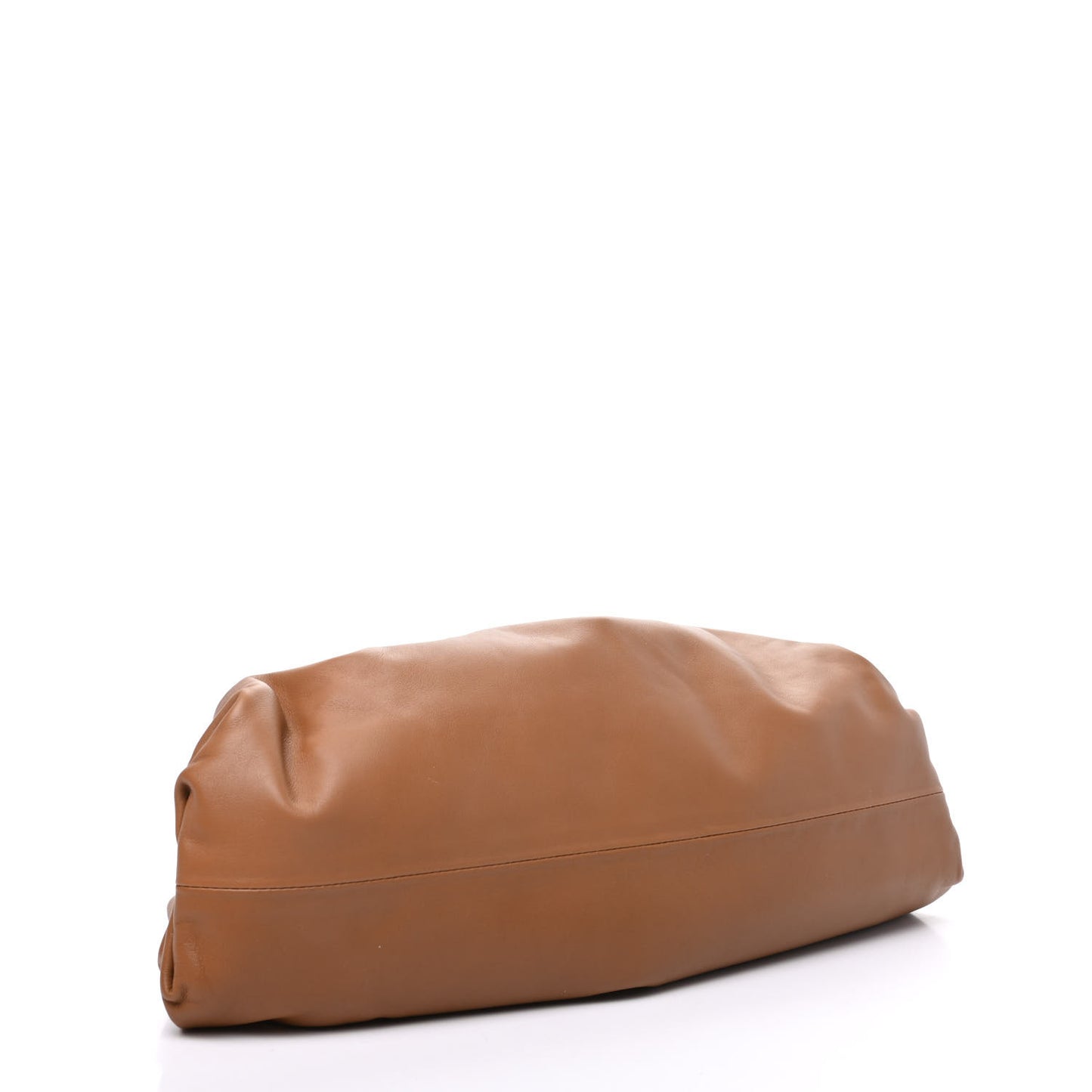 Smooth Butter Calf The Pouch Oversized Clutch Cammello