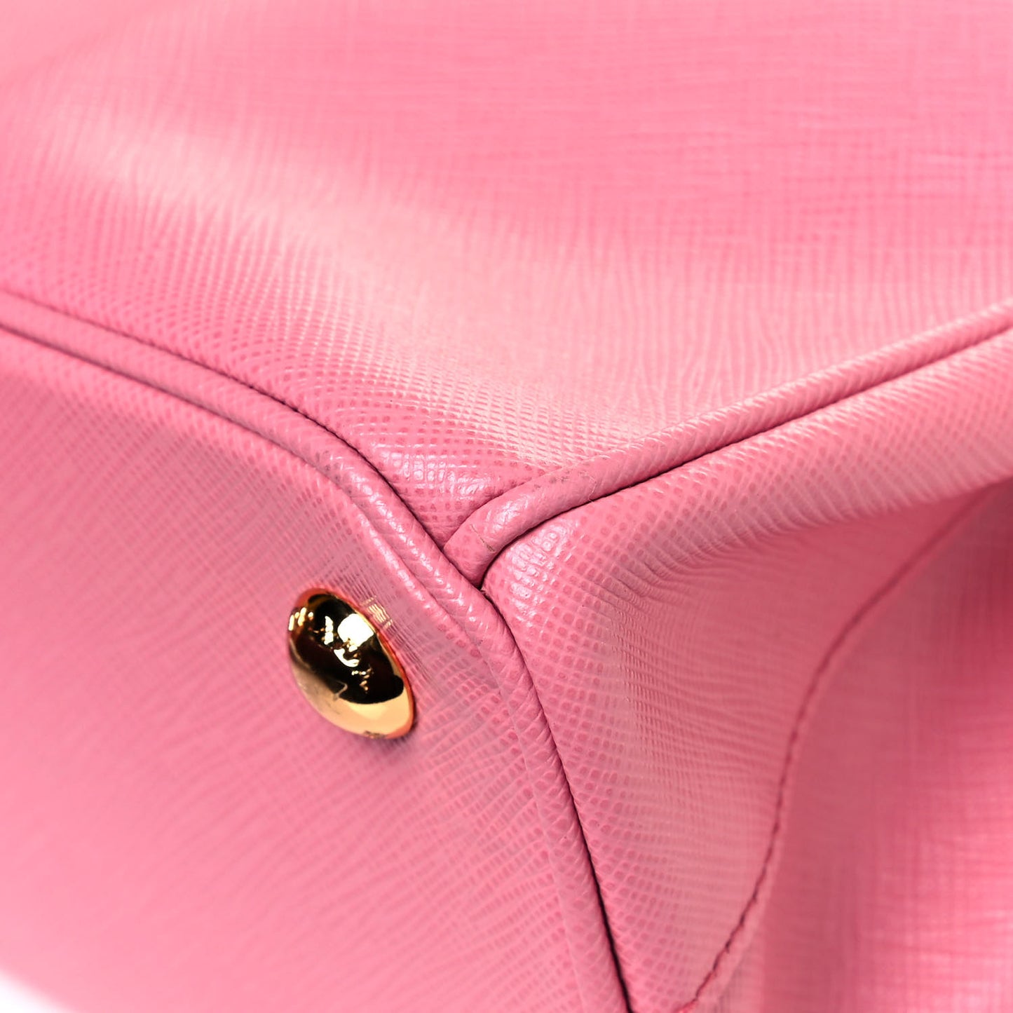Saffiano Lux Mini Galleria Double Zip Tote Begonia