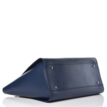 Chanel Caviar Medium Studded Deauville Tote Blue 4 of 8