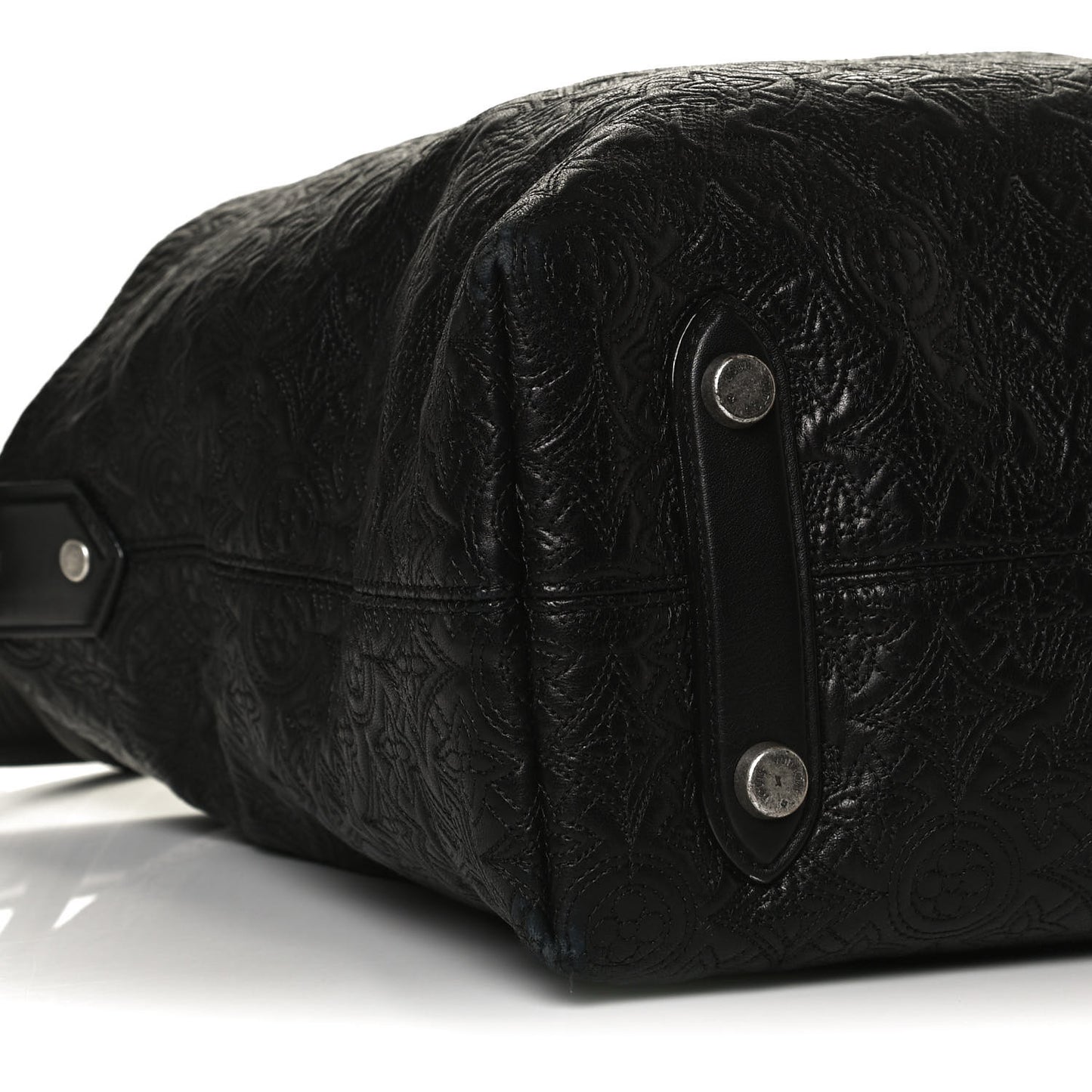 Monogram Lambskin Antheia Hobo PM Black
