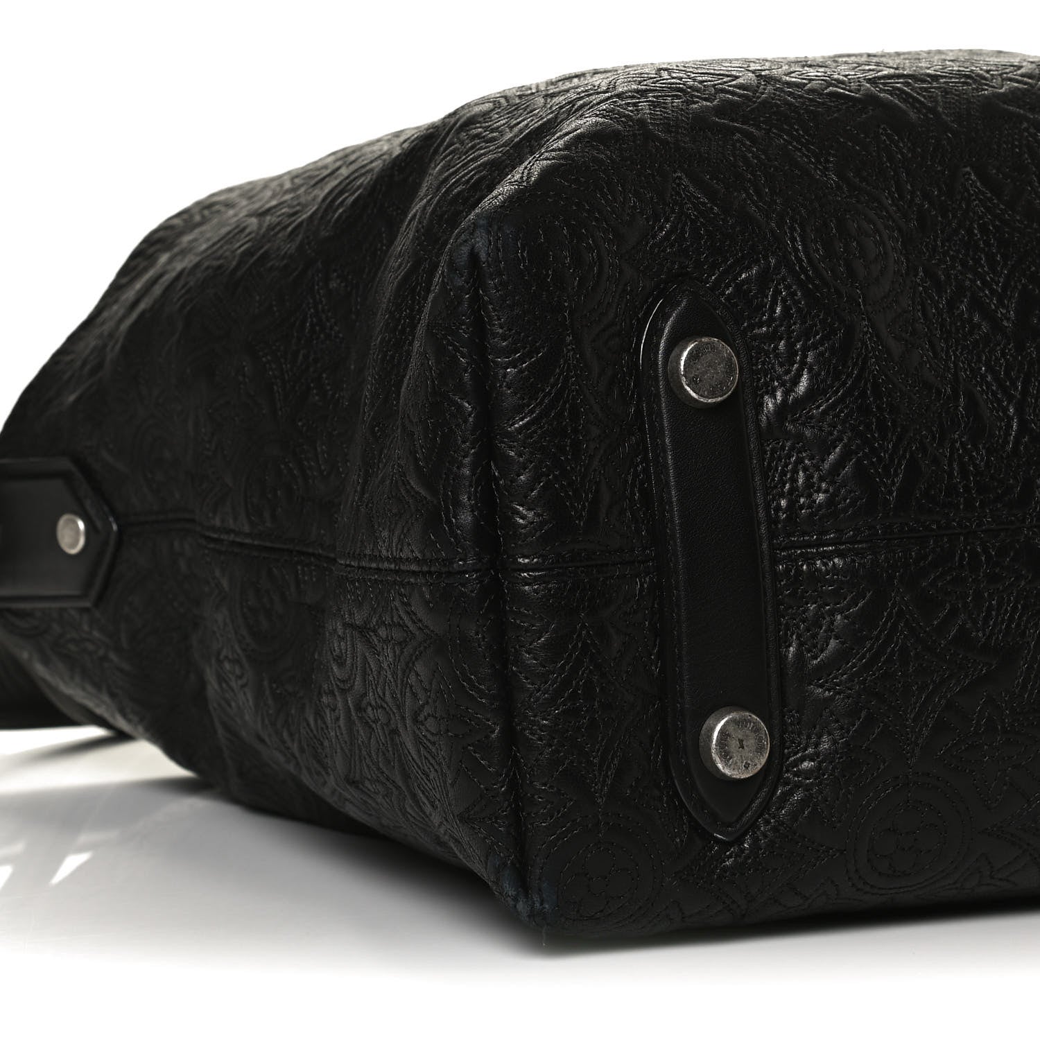 Louis Vuitton Monogram Lambskin Antheia Hobo PM Black 9 of 11
