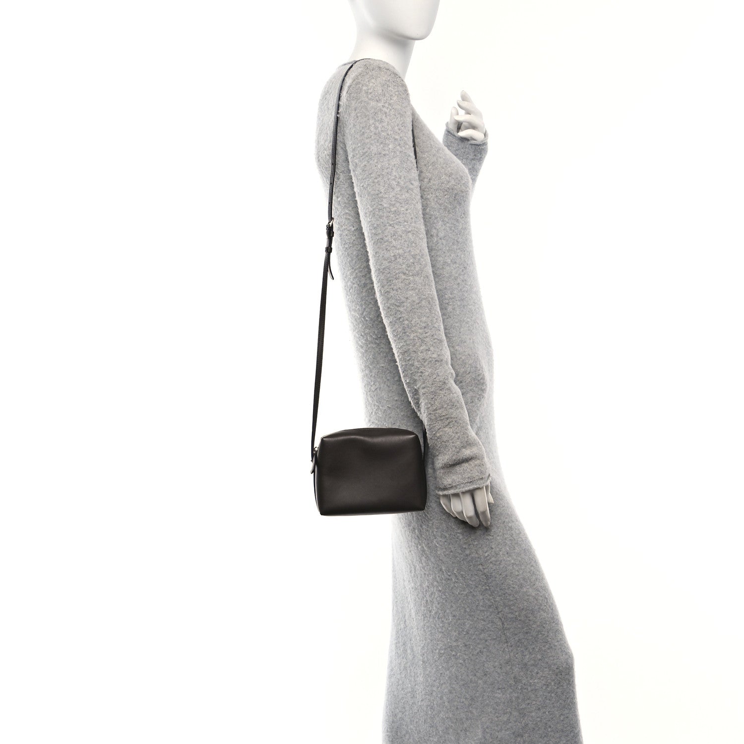 The Row Nappa Regent Crossbody Bag Davy's Grey 2 of 9