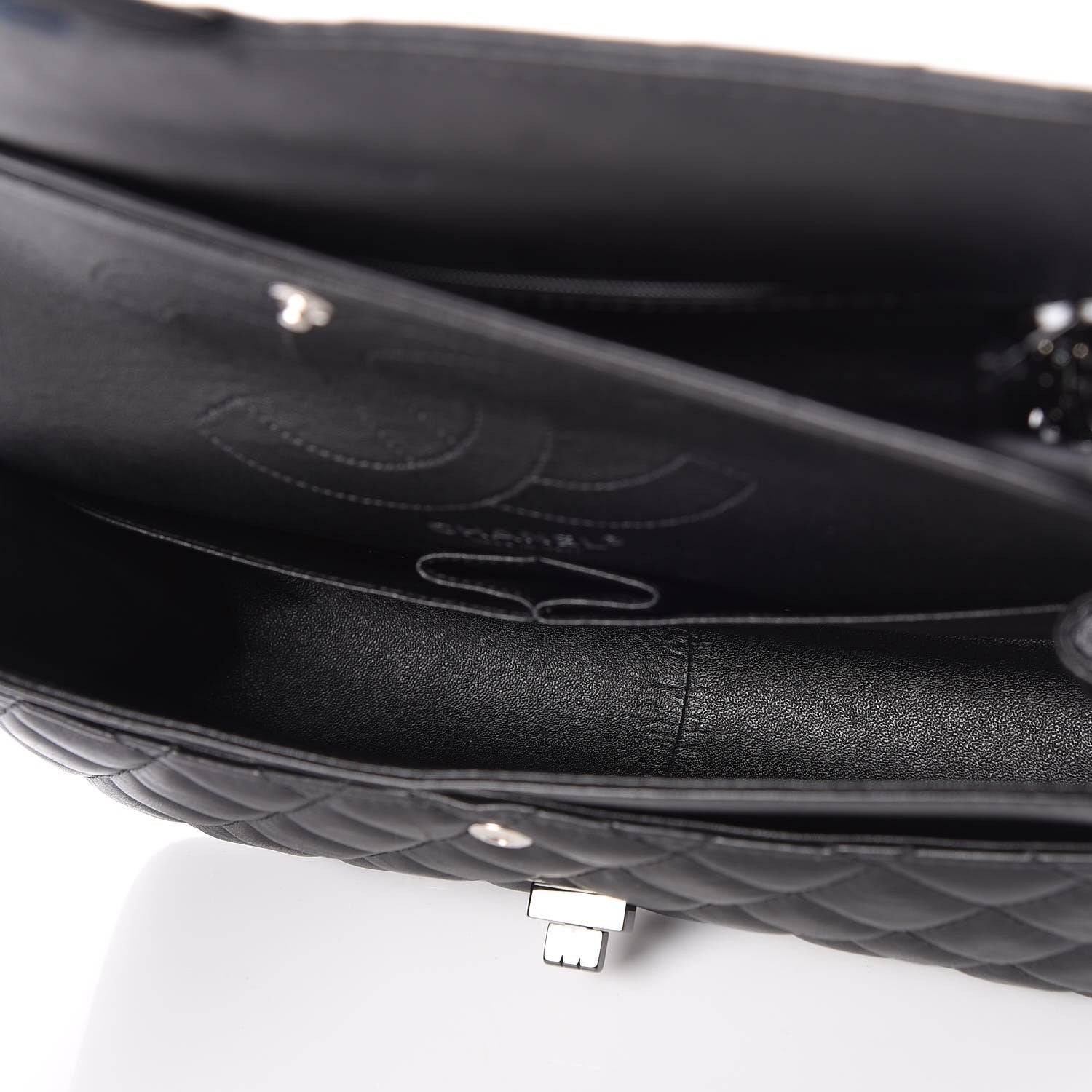 Chanel Crumpled Calfskin Quilted 2.55 Reissue 226 Flap So Black 5 of 8