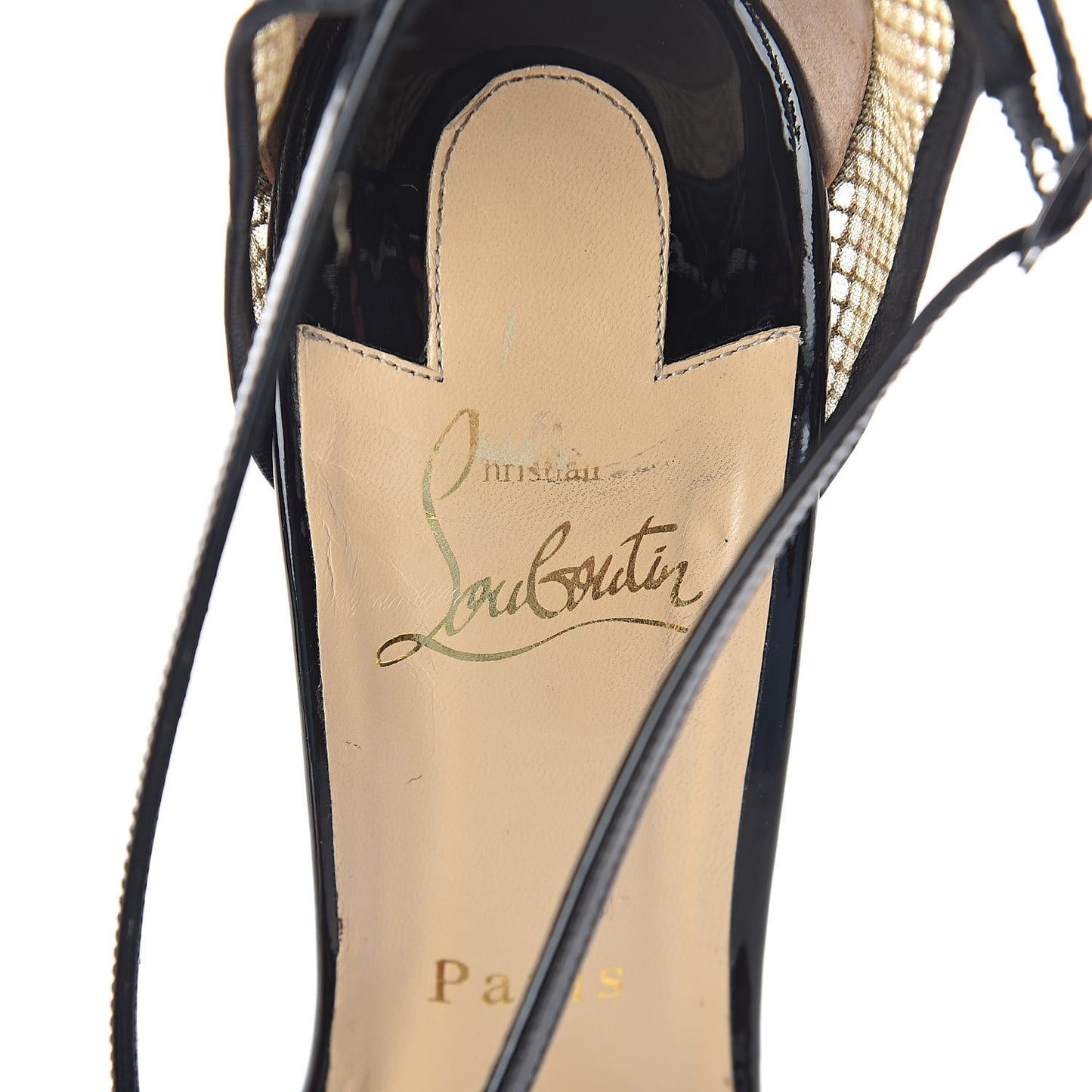 Patent Mesh Silkova 100 Sandals 40.5 Black