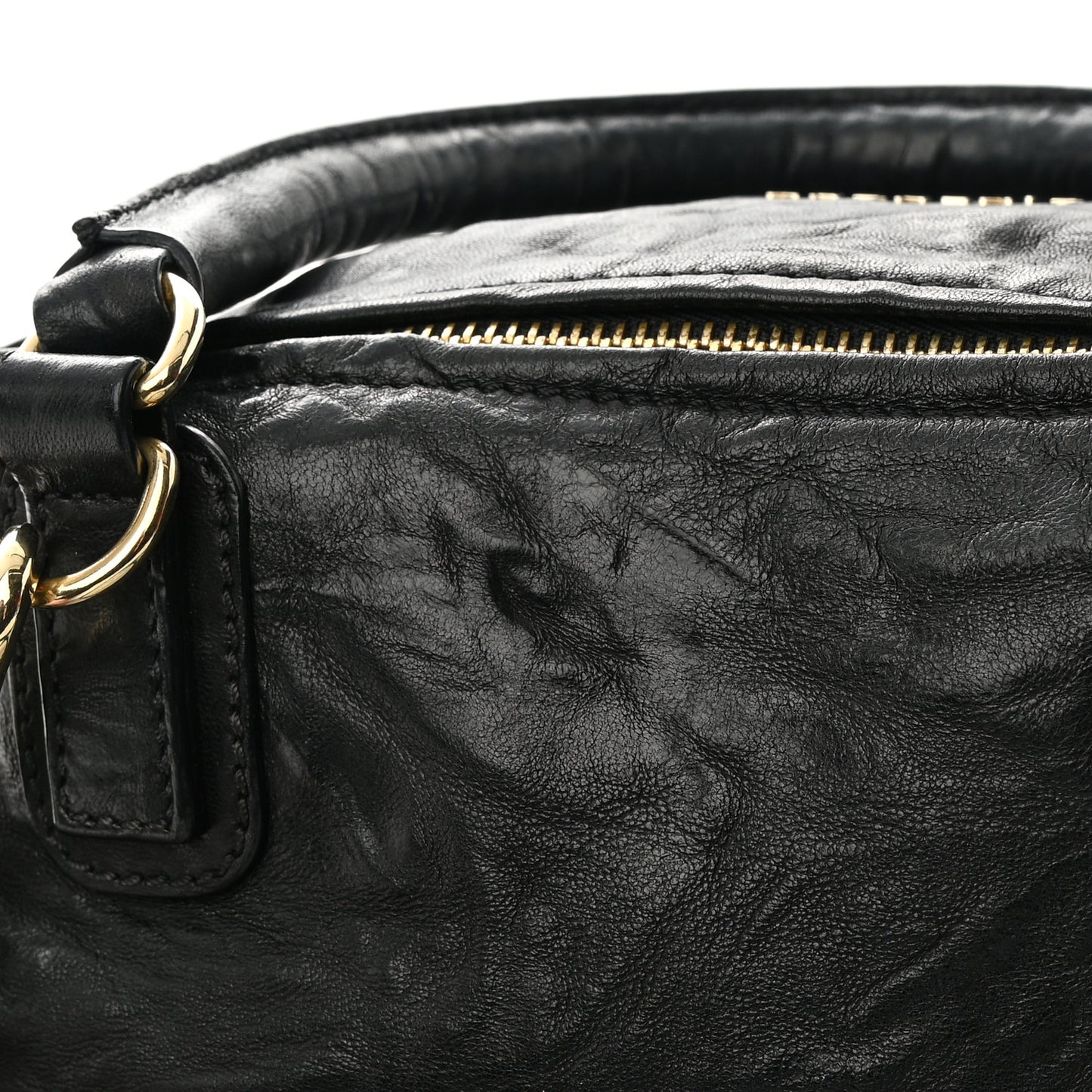 Tumbled Sheepskin Small Pandora Black