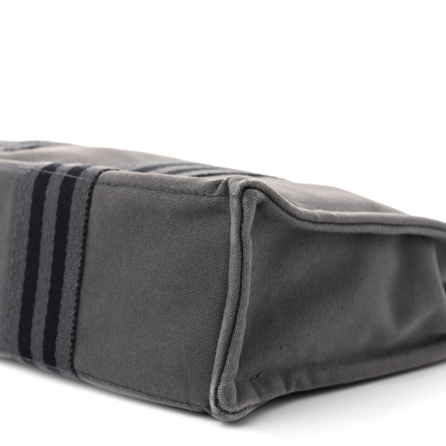 Hermes Canvas Tout Fourre PM Grey 10 of 10