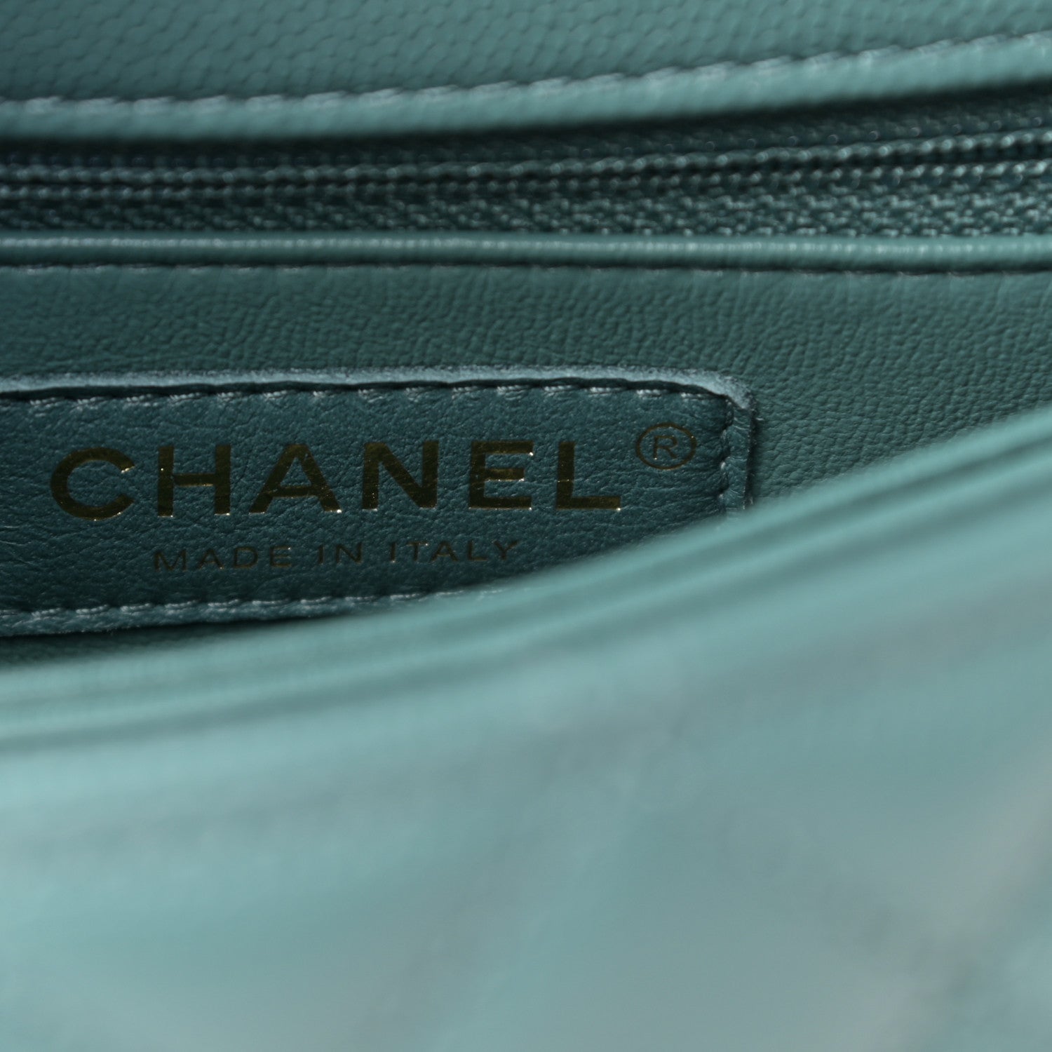 Chanel Caviar Quilted Mini Coco Handle Flap Green 6 of 10