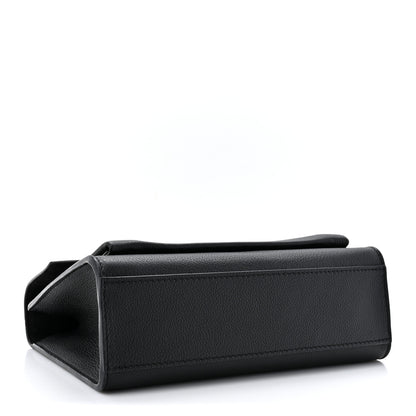 Louis Vuitton Soft Calfskin Mylockme Chain Bag BB Black 4 of 9
