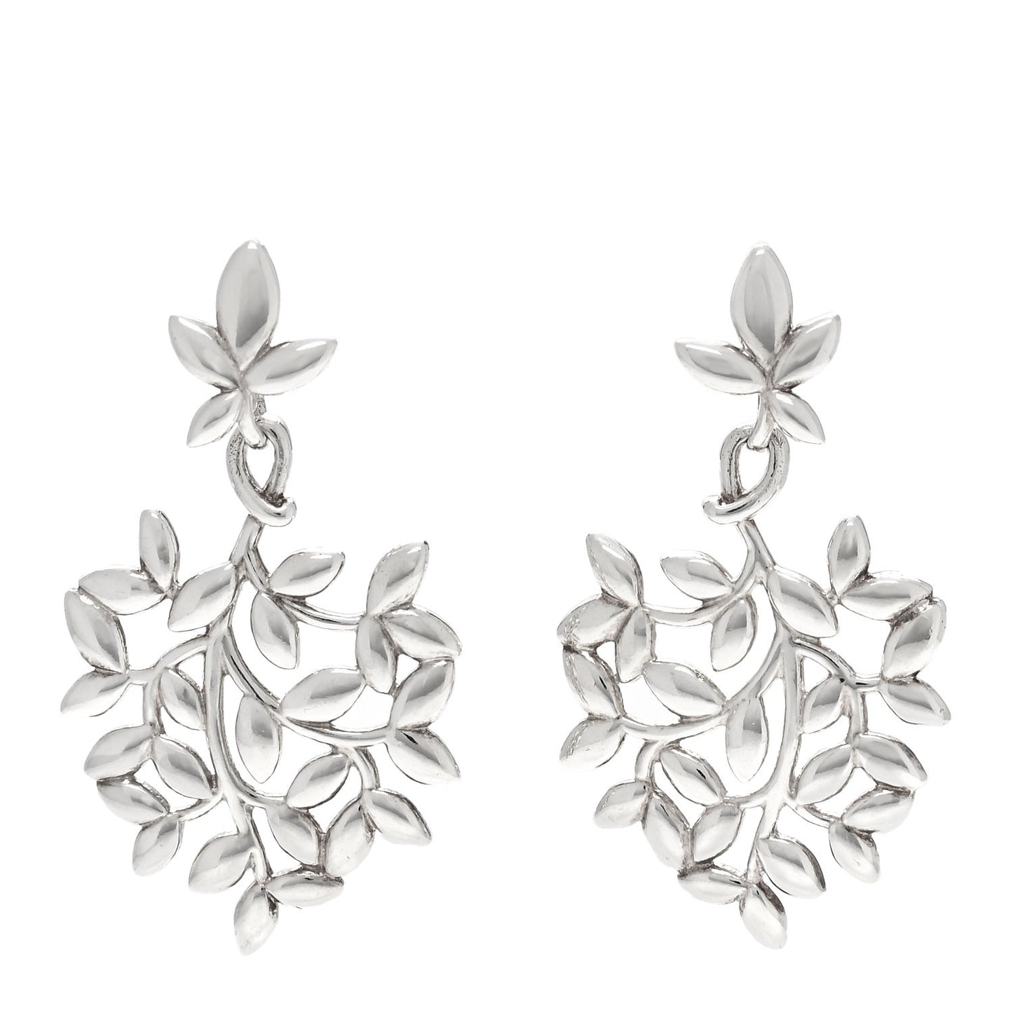 Sterling Silver Paloma Picasso Olive Leaf Drop Earrings