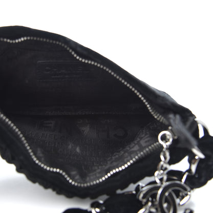 Chanel Velvet Satin Evening Bag Black 5 of 6
