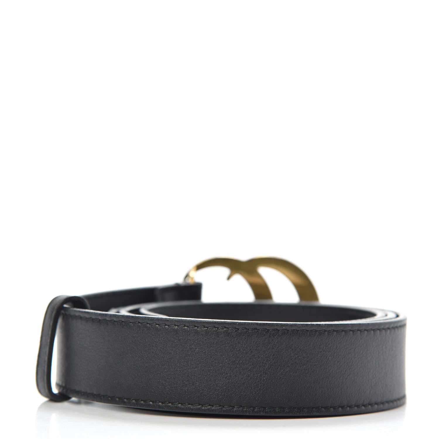 Gucci Calfskin Double G 30mm Belt 95 38 Black 3 of 7