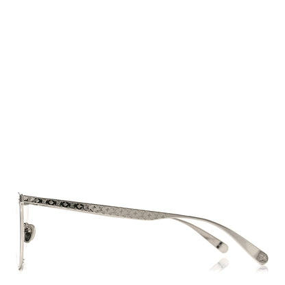 Louis Vuitton Metal My Monogram Fame Rectangle Sunglasses Z2487U Silver 3 of 7