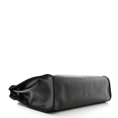 Hermes Toile H Berline Vache Hunter Herbag Zip PM 31 Black Ecru 5 of 12