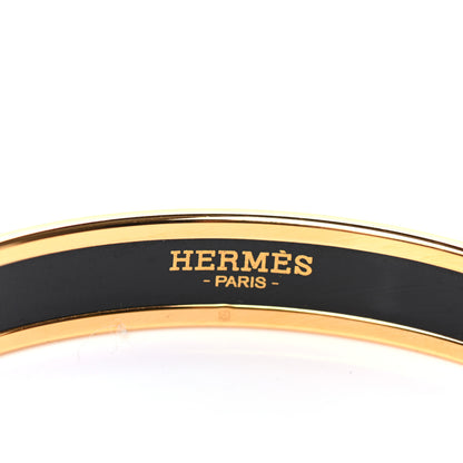 Hermes Enamel Printed Narrow Jungle Of Eden Bracelet 70 Rose Couture 4 of 6
