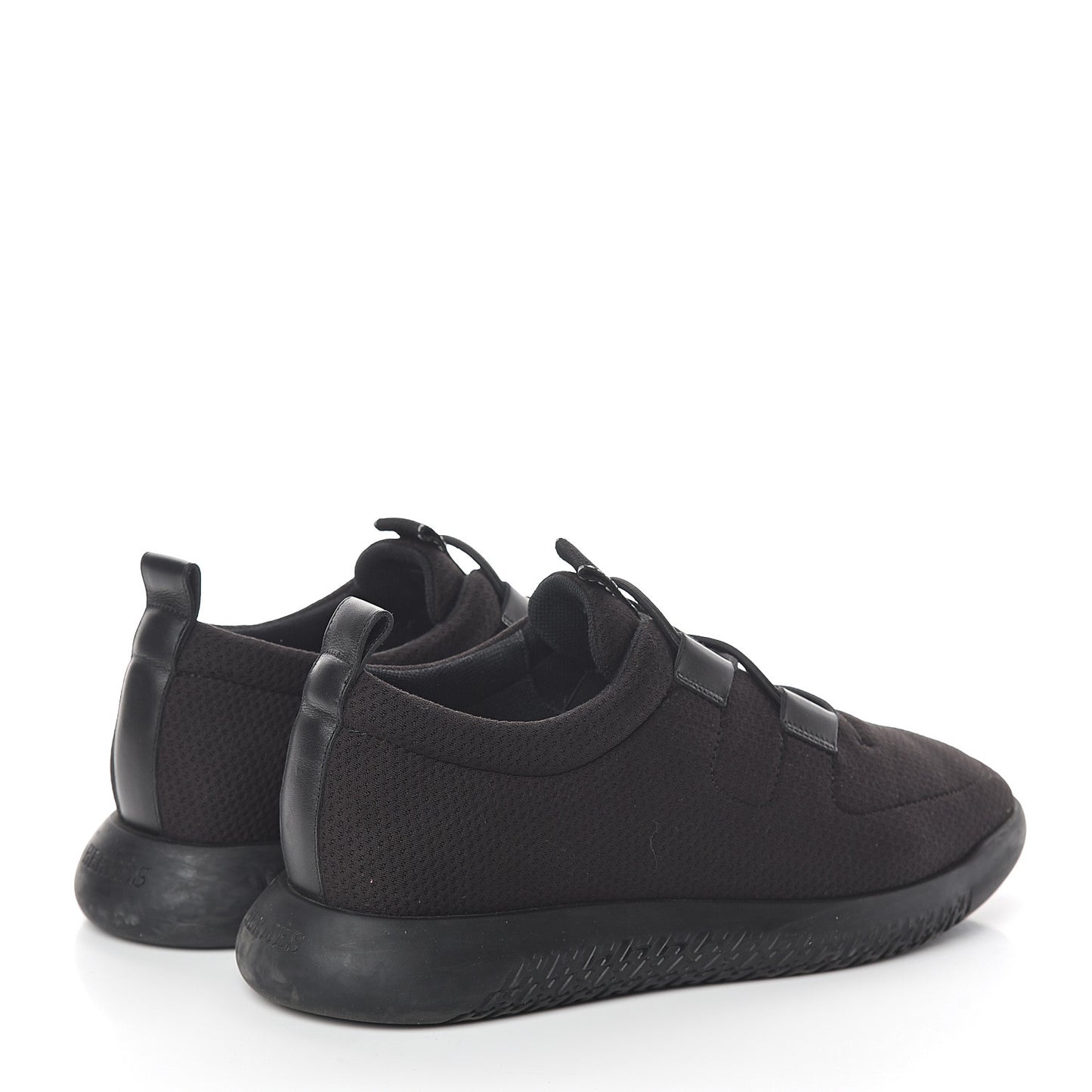 Mesh Technical Canvas Womens Team Sneakers 42.5 Black