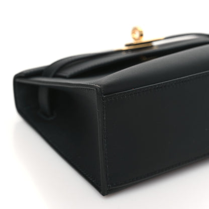 Hermes Swift Kelly Pochette Clutch Black 9 of 11