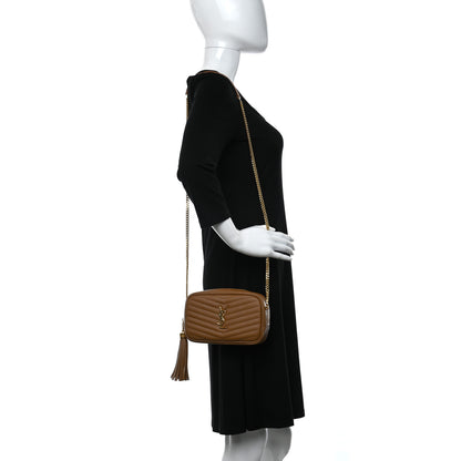 Saint Laurent Grain De Poudre Matelasse Monogram Mini Lou Camera Bag Dune 2 of 11